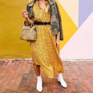 Anthropologie Marigold Midi Dress